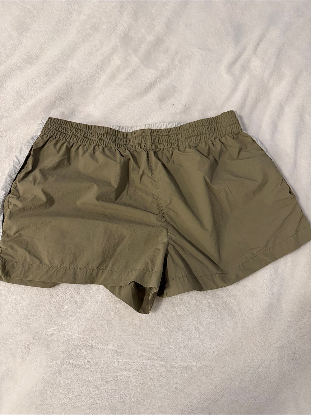 OAK + FORT White Elastic-Waist Shorts